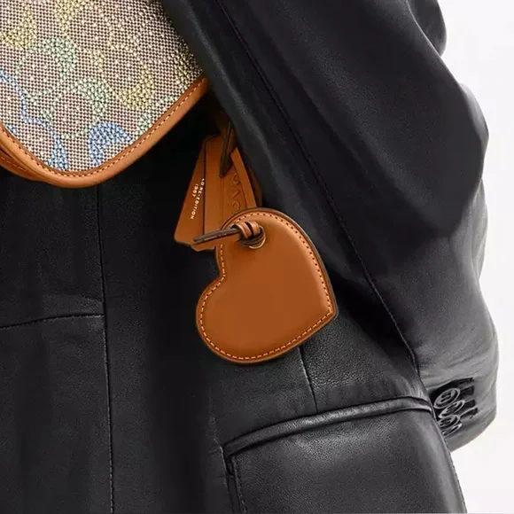 Coach Oversized Heart Bag Charm - Picture 5 of 5